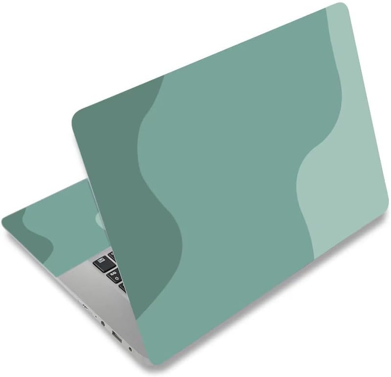 AIMSA Laptop Notebook Skin Sticker Decal, 12/13/13.3/14/15/15.4/15.6 inch Laptop Universal Cover, Scratch Resistant Art Decal Protector, Mint Green Gradient - Image 1